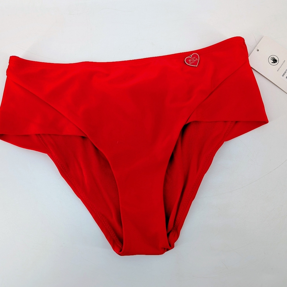 Body Glove Coco Swim Wear Bottom True Red Size Small Bikini Bottom